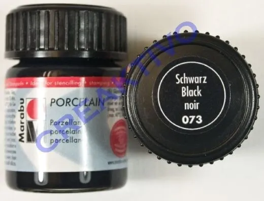 Marabu Porcelain Glas 15ml schwarz