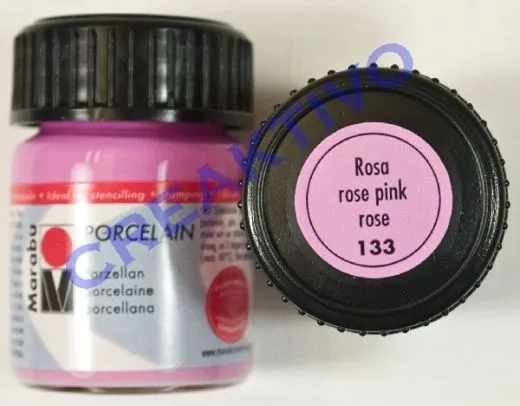 Marabu Porcelain Glas 15ml rosa