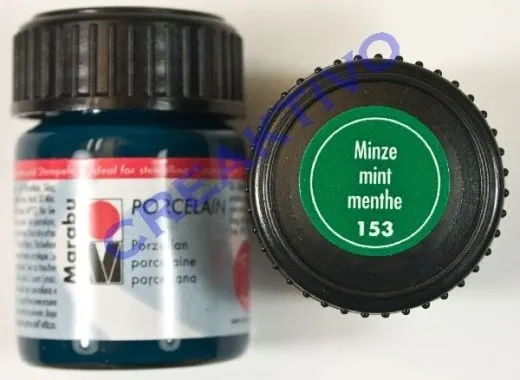 Marabu Porcelain Glas 15ml minze (Restbestand)