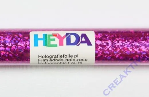 Heyda Holografie-Klebefolie 50x100cm pink