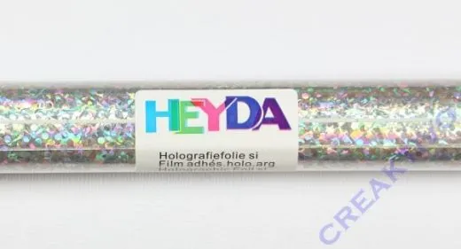 Heyda Holografie-Klebefolie 50x100cm silber