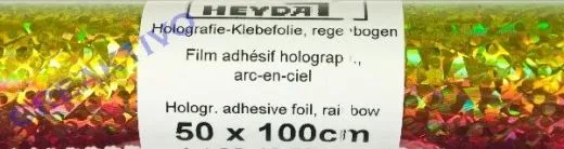Heyda Holografie-Klebefolie 50x100cm Regenbogen