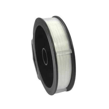 Perlenwebfaden Wild Fire Wildfire wei� � 0,15 mm Meterware