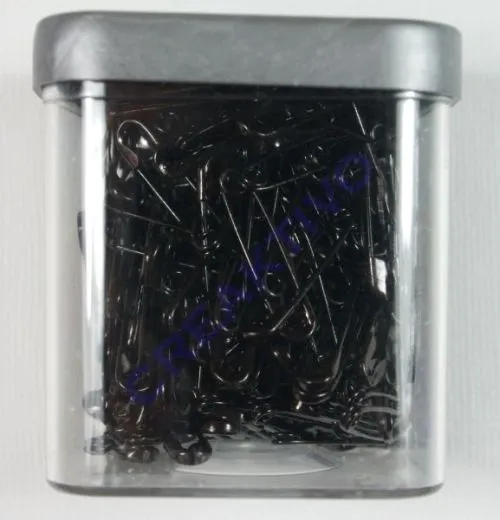 Sicherheitsnadeln schwarz 218 St�ck 50g 28mm