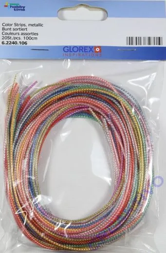 Scoubidou Metallic 100cm 20 St�ck