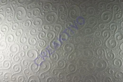 Bastelkarton Milano gepr�gt DIN A4 silber