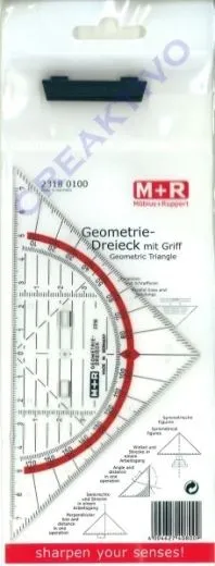Geo-Dreieck mit Griff 14cm
