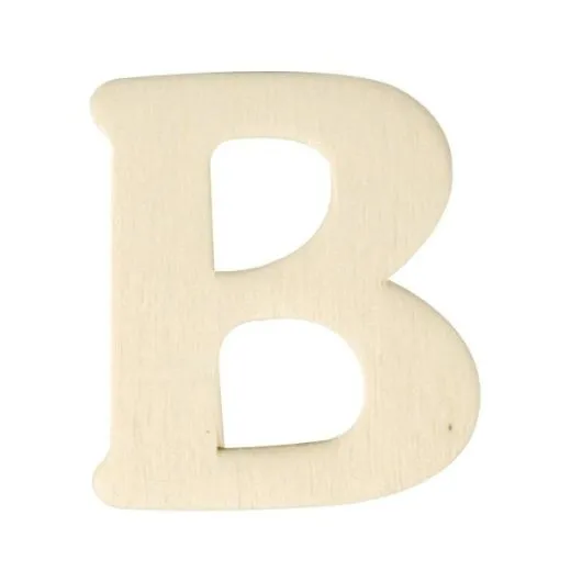 Holz-Buchstabe 4cm B