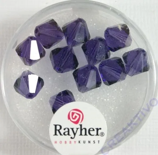 Swarovski Kristall-Schliffperlen 8mm 11St purple velvet (Restbestand)