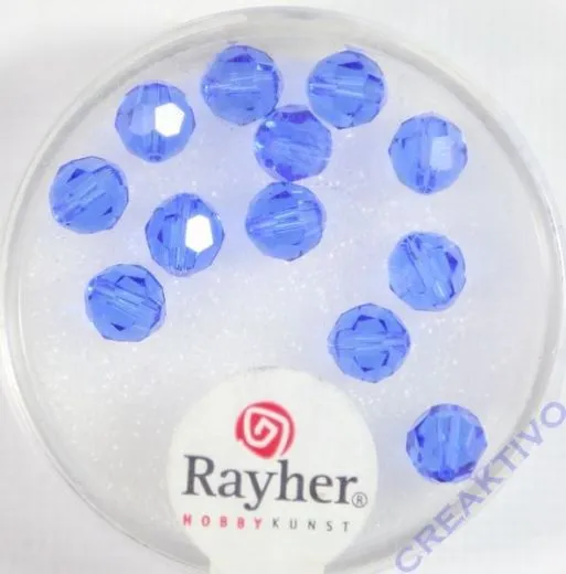 Swarovski Kristall-Perlen 6mm 12St royalblau (Restbestand)