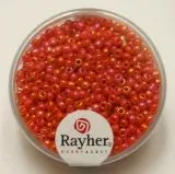 Rocailles 2 mm � opak gel�stert orange (Restbestand)