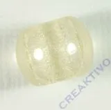 Magic Flair Glas Gro�loch transp. 12mm Dose 7 St. vanille