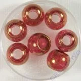 Magic Flair Glas Gro�loch transp. 12mm Dose 7 St. klassikrot