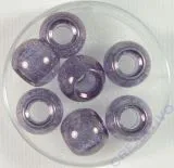 Magic Flair Glas Gro�loch transp. 12mm Dose 7 St. flieder