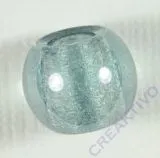 Magic Flair Glas Gro�loch transp. 12mm Dose 7 St. jeansblau