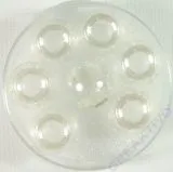 Magic Flair Glas Gro�loch transp. 12mm Dose 7 St. bergkristall
