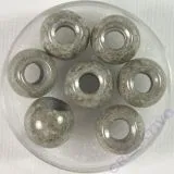 Magic Flair Glas Gro�loch opak 12mm Dose 7 St. anthrazit