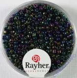 Rocailles 2 mm � opak gel�stert schwarz