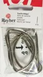 Rayher Taschenb�gel silber 4 St�ck
