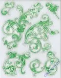 Silikon-Stempel Florale Schn�rkel