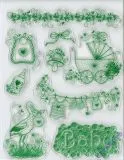 Silikon-Stempel Geburt (Restbestand)