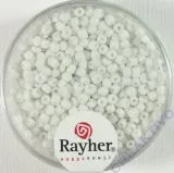 Rocailles 2 mm � opak wei�