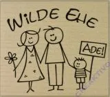 Rayher Stempel Wilde Ehe, 7x8cm