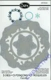Sizzix Framelits Schablonenset Schneeflocke