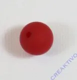 Polarisperle 12mm matt rot