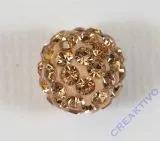 Shamballa Bead 10mm pfirsich (Restbestand)
