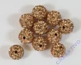 Shamballa Bead 10mm pfirsich (Restbestand)
