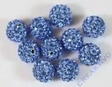 Shamballa Bead 12mm hell saphir (Restbestand)