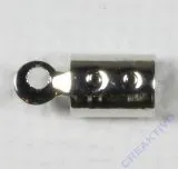 Endkappe silber 2mm
