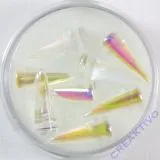 Spike Beads kristall AB 7x17mm 8 St�ck