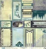 Scrapbooking Papier Winter Enhancements (Restbestand)