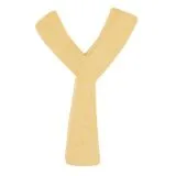 Holz-Buchstabe 6cm Y