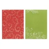 Sizzix Textured Impressions Embossing Folders 2PK - Garden Set