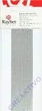 Rayher Wachs-Zierstreifen 20cm 2mm silber 15St