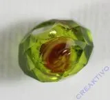 Glasschliffperle Rosenperle 12mm hellgr�n