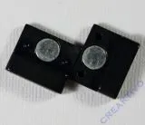 Pracht Magnetverschluss schwarz matt 15mm innen