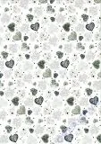 Bastelkarton A4 Big Hearts