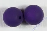 Polarisperle 14mm matt aubergine