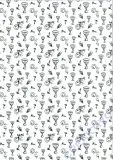 Designkarton Charity silber - Motiv 02 / Kelche (Restbestand)