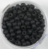 Pracht Rocailles matt 4,5mm 17g schwarz