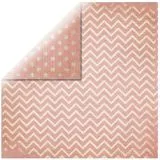 Scrapbookingpapier Chevron coral (Restbestand)