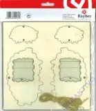 Holz Mobile-Set Schaf FSC 21x21cm