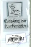 Silikonstempel Einladung Kelch und Brot / Konfirmation