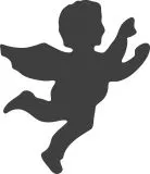 Hebel-Motivstanzer Putto