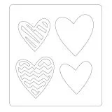 Sizzix Bigz Die - Tribal Hearts