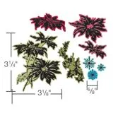 Sizzix Framelits Die Set 8PK w/Stamps - Merry Christmas